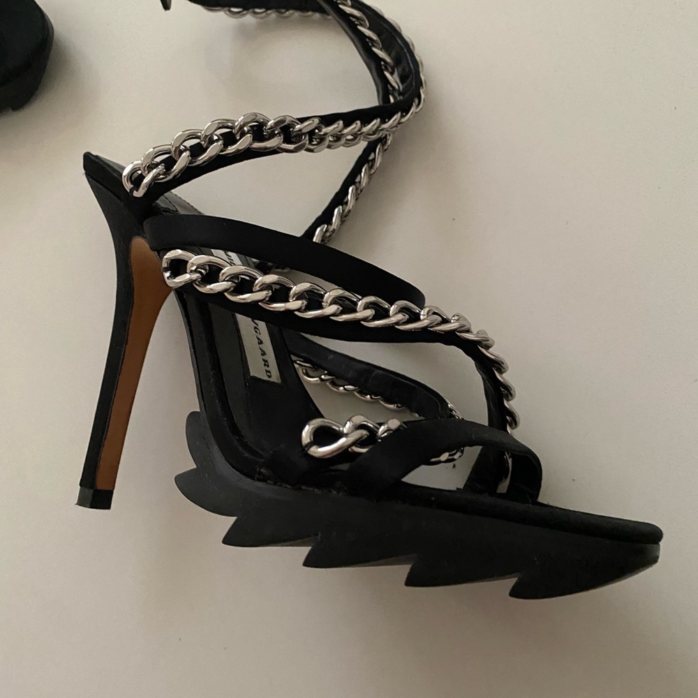 Camilla Skovgaard chain & sateen shoe